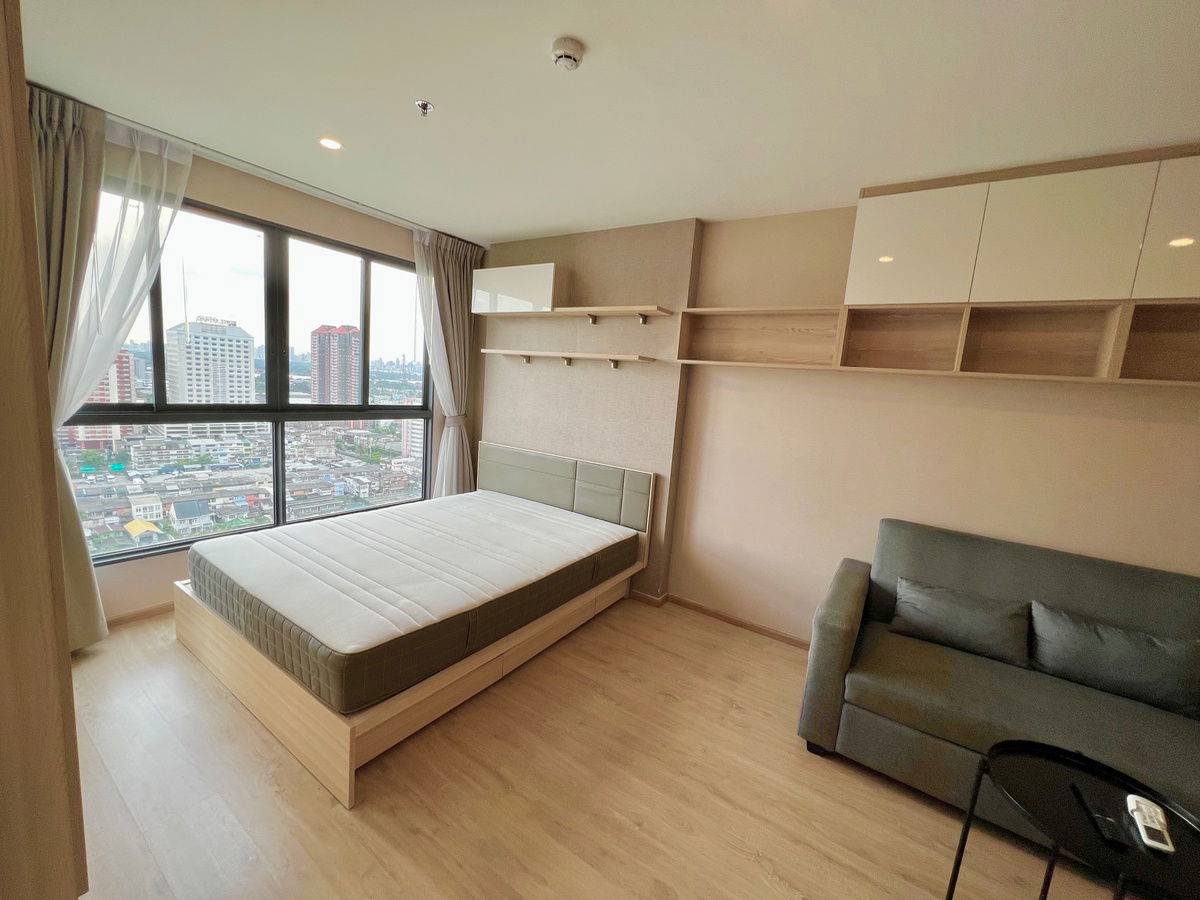 picture For rent 🦋 IDEO O2 🦋 city view, Bang Krachao River, high ceilings, fully furnished 🚆 near BTS Bangna, Udomsuk - 3/14