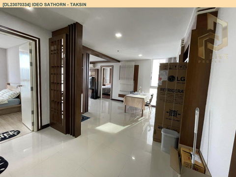DL23070334 Condo for rent, IDEO Sathorn - Taksin near BTS Krung Thon Buri, ready to move in, call urgently 0656133286 LineID @655ebbvc