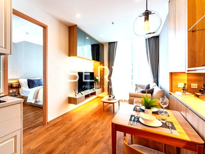 Condos for rent : Homey & Bright 1 Bed Corner (Large Unit) on High Fl. for Rent in Phrom Phong-Noble BE33 (โนเบิล บี เทอร์ตี้ทรี)