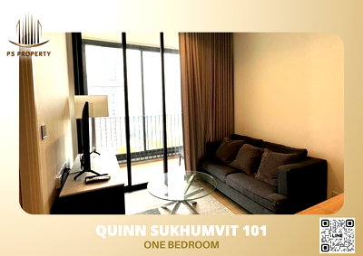 Condos for rent : ✨📣For Rent Quinn 101 📌Spacious room, good price, fully furnished and electrical appliances, near BTS Punnawithi 🚆💫