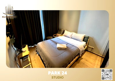 Condos for rent : ✨📌 Park 24 for rent, beautiful room, ready to move in. Fully furnished and electrical appliances, near BTS Phrom Phong 🚆✨
