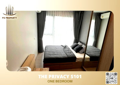 Condos for rent : For rent THE PRIVACY S101 📍Beautiful room, fully furnished, ready to move in 🚆Near BTS Punnawithi, convenient travel.