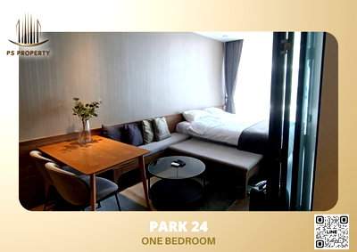 Condos for rent : 🔥Best price🔥 For rent Park 24 : Beautiful room, straight cover, fully furnished, ready to move in!! Near BTS, convenient to travel 🚆✨