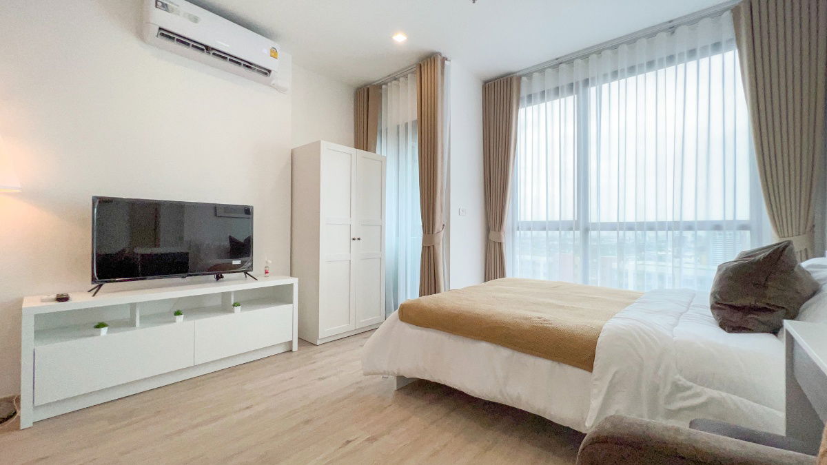 รูป ให้เช่าคอนโด ติดแอร์พอร์ตลิงค์ หัวหมาก 1 ห้องนอน ใกล้มหาลัยแสตมฟอร์ด - รูปที่ 4/12