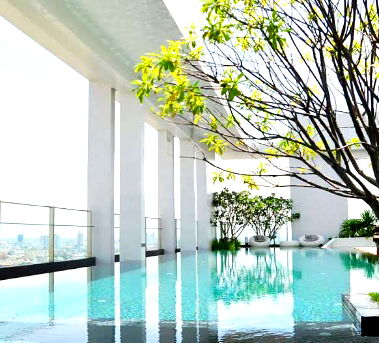 Condos for rent BTS Saphan Taksin : Large Room 1 Bath Good Location BTS Saphan Taksin station 340 m. at Rhythm Sathorn Condo / For Rent