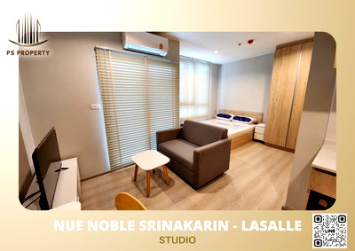 Condos for rent : 📣✨ Nue Noble Srinakarin - Lasalle✨  beautiful room, good price, ready to move in!! 🚆 Near MRT Sri Lasalle