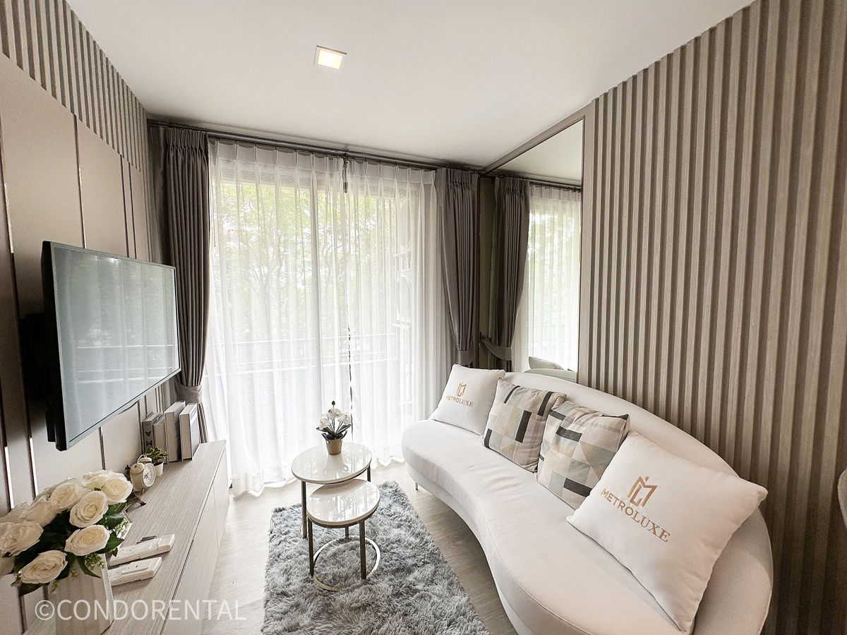 รูป ให้เช่า Metro Luxe Ratchada ห้องสวย ราคาดี สอบถามเพิ่มเติมได้ที่ Line @condorental - รูปที่ 8/11