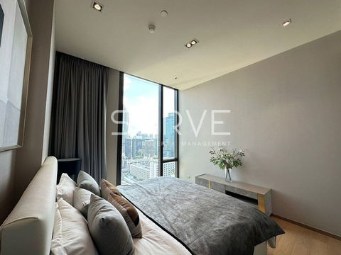 Corner Room 2 Beds with Bathtub 74 sq.m. Good Location Close to BTS Chit Lom 280 m. / For Rent-28 Chidlom