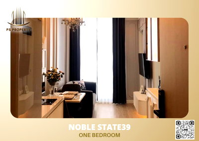 Condos for rent : For rent📍NOBLE STATE 39 : New condo, decorated in modern style, good view, doesn't block the view, ready to move in, near BTS Phrom Phong 450 m. 