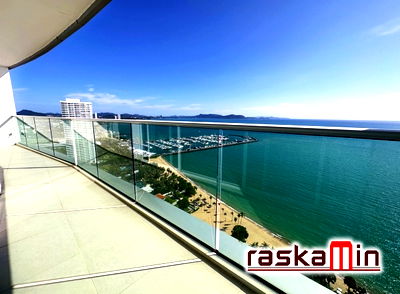 ขายคอนโด : คอนโดติดหาดนาจอมเทียน วิวทะเล Movenpick Residences Pattaya 2ห้องนอน 142ตรม ชั้นสูง ระเบียงกว้าง