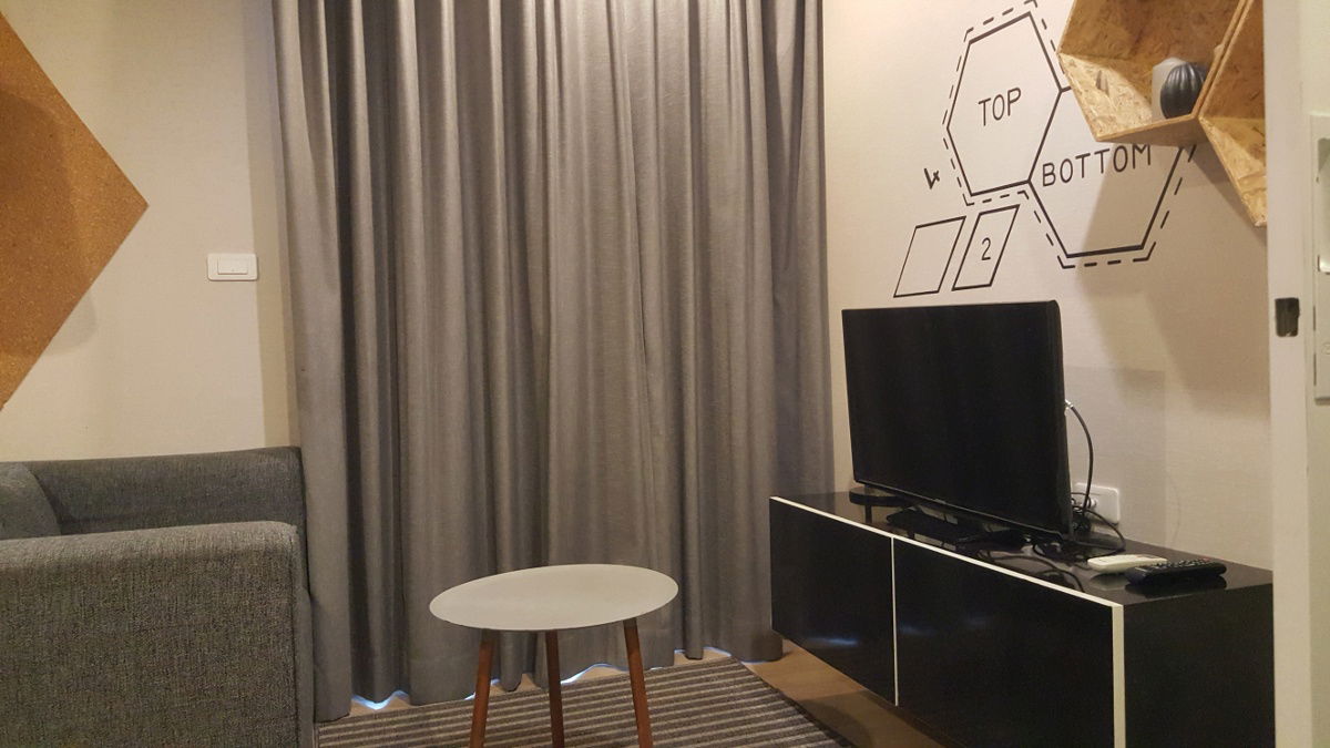 รูป For Rent The Base Ramkhamhaeng Condo Studio room 31st. Floor 0869888099 Line ID: dhiradhn - รูปที่ 29/43