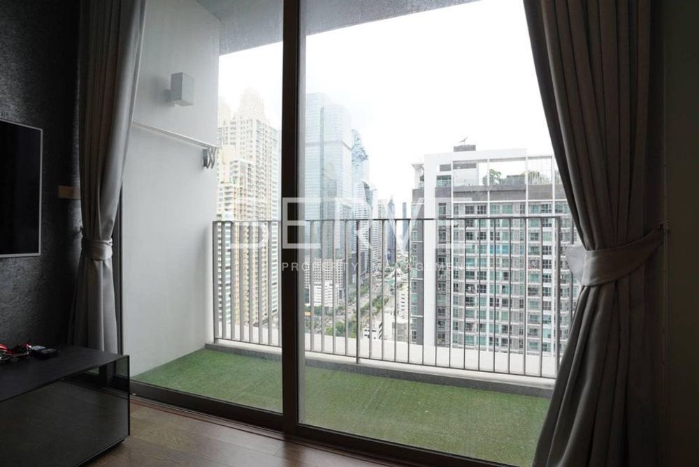 picture 1 Bed with Partition High Fl. 20+ Good Location Close to BTS Chong Nonri 650 m. / For Rent-Nara 9 by Eastern Star (นารา 9 บาย อีสเทอร์น สตาร์) - 6/8