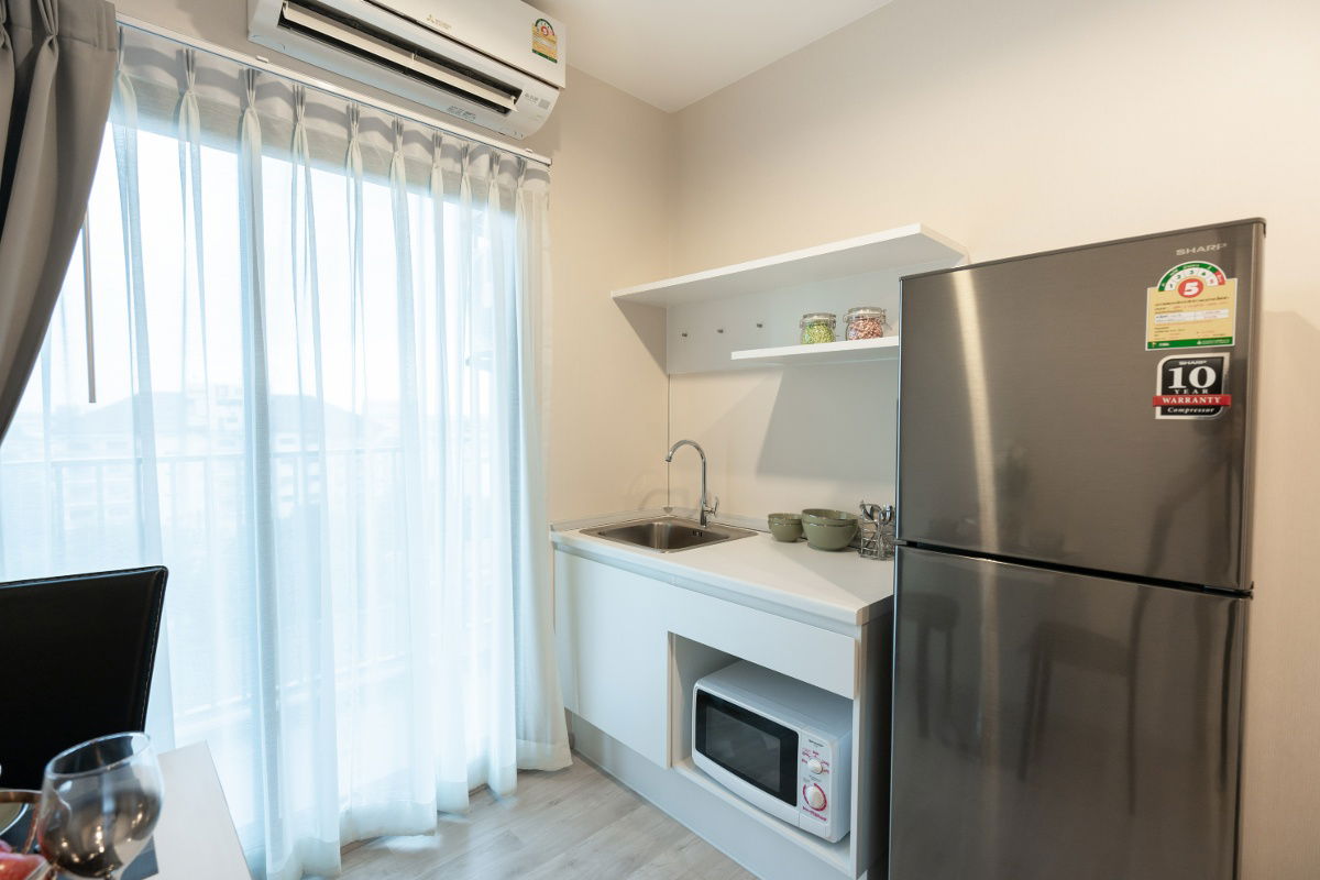 รูป **สถานะตามภาพปกเลยครับผม ห้องว่างครับผม มีเครื่องซักผ้า** ให้เช่า ห้องตกแต่งโทนขาวน่ารัก พลัมคอนโด เซ็นทรัล สเตชั่น เฟส 2 ** ทิศตะวันออก ไม่ร้อน** - รูปที่ 5/39