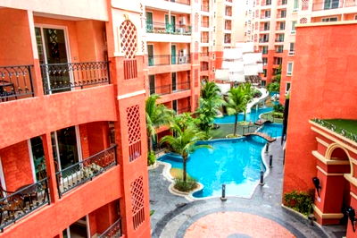 คอนโด ถนนจอมเทียนสาย 2 : เซเว่นซี จอมเทียน ใกล้ชายหาด ชัยพฤกษ์ จอมเทียน พัทยา วิวเมือง ชั้น 5 โควต้าต่างชาติ