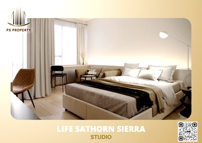 คอนโดให้เช่า : ให้เช่า 💥Life Sathorn Sierra💥 ห้องสวย ตกแต่งพร้อมเข้าอยู่ เครื่องใช้ไฟฟ้าครบ ทำเลดี ใกล้ BTS ตลาดพลู 🚆