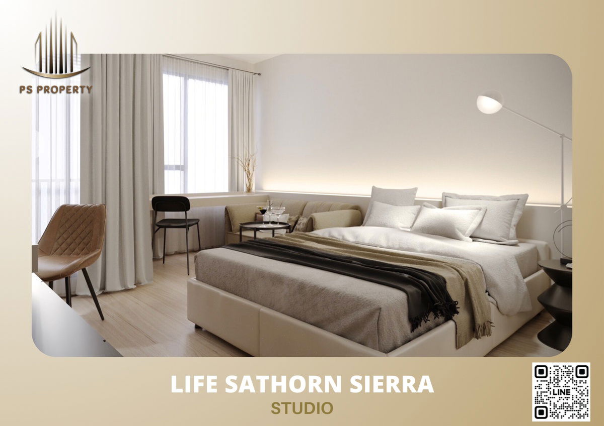 picture For rent 💥Life Sathorn Sierra💥, beautiful room, decorated, ready to move in. Complete with electrical appliances, near BTS Talat Phlu 🚆 - 1/14