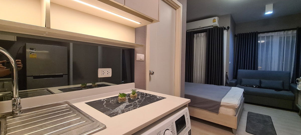picture LINE @condorental for rent the room at Chapter One Eco Ratchada - Huai Khwang - 1/8