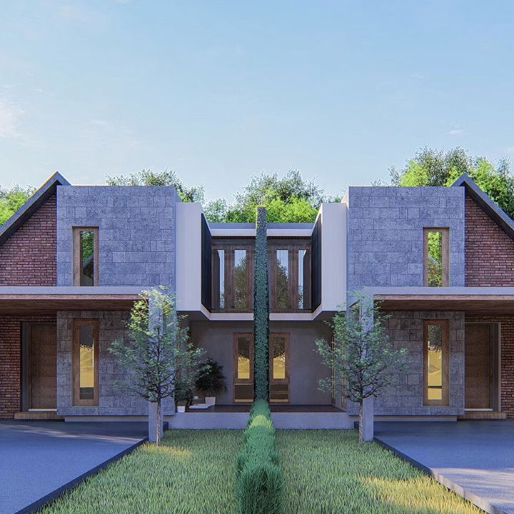 บ้านแฝดสไตล์โมเดิร์นลอฟท์