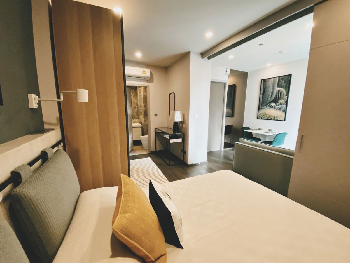 picture LINE @condorental for rent the room at IDEO Q Siam - Ratchathewi - 7/11