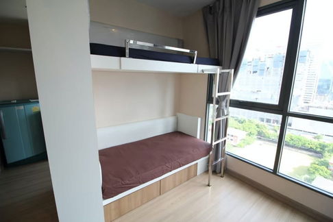 LINE @condorental for rent the room at IDEO Mobi Phayathai