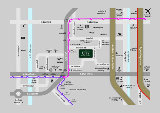 รูป The City Tiwanon-Ngamwongwan - รูปที่ 4/5