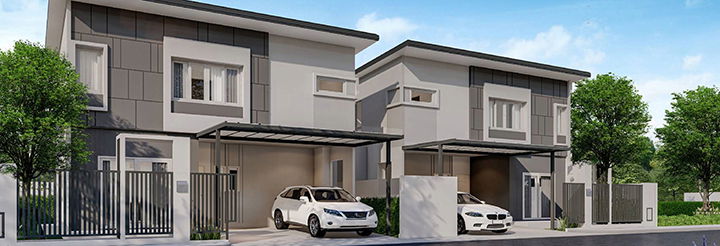 บ้านแฝด 2 ชั้น