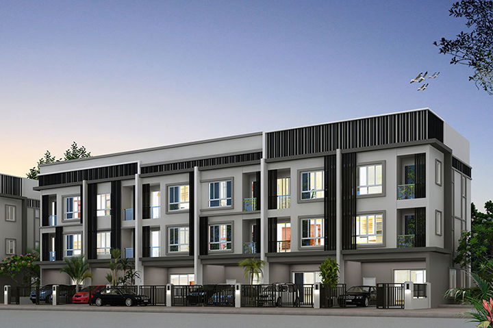 ทาวน์โฮม 3 ชั้น