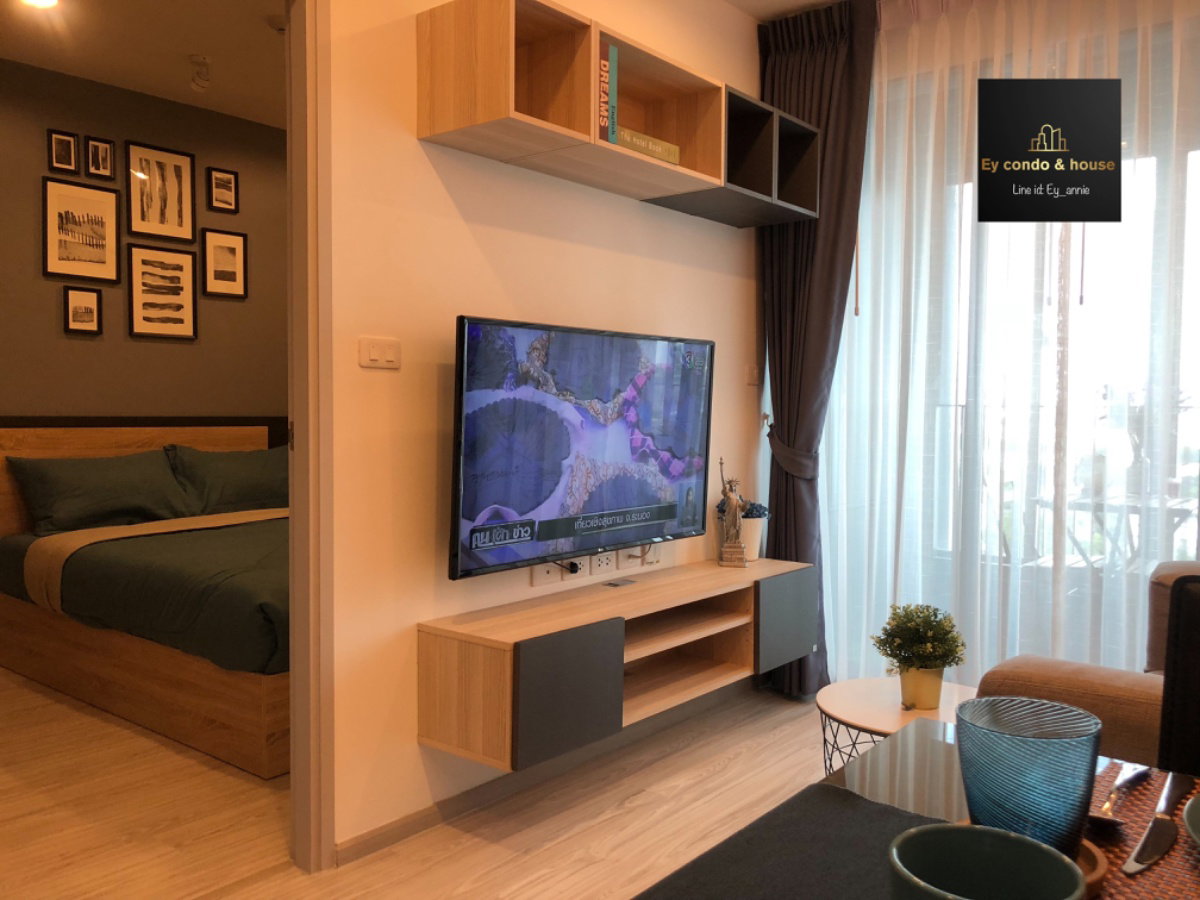 รูป ให้เช่าไอดีโอโมบิบางซื่อ 1-bed ชั้น 14 ขนาด 33 ตรม (ห้องสวยมีเครื่องซักผ้า) 🆔 line: eyannie - รูปที่ 4/20