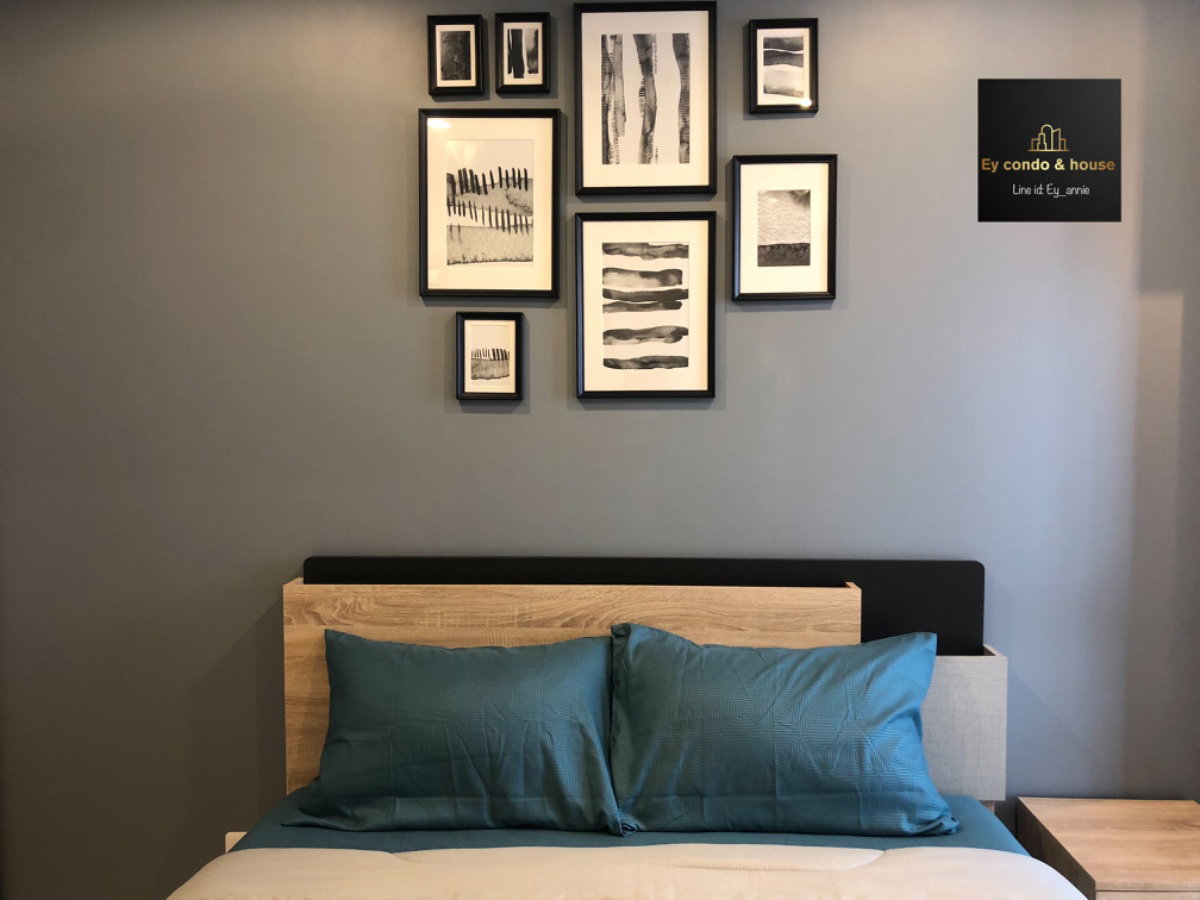 รูป ให้เช่าไอดีโอโมบิบางซื่อ 1-bed ชั้น 14 ขนาด 33 ตรม (ห้องสวยมีเครื่องซักผ้า) 🆔 line: eyannie - รูปที่ 3/20