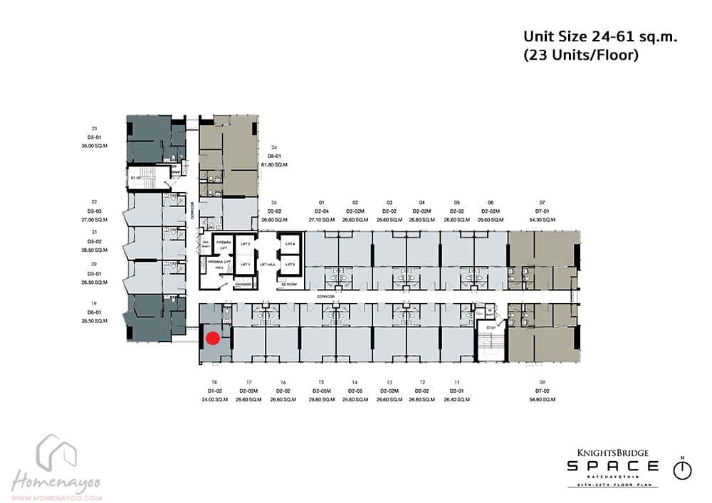picture LINE @condorental for rent the room at Knightsbridge SPACE Ratchayothin - 15/15