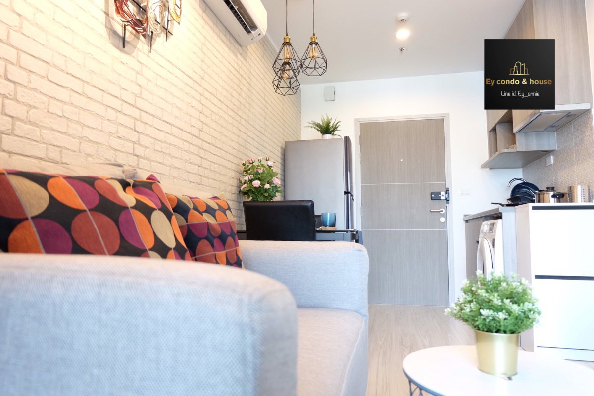 รูป ให้เช่าไอดีโอโมบิบางซื่อ 1-bed ชั้น 14 ขนาด 33 ตรม (ห้องสวยมีเครื่องซักผ้า) 🆔 line: eyannie - รูปที่ 5/20
