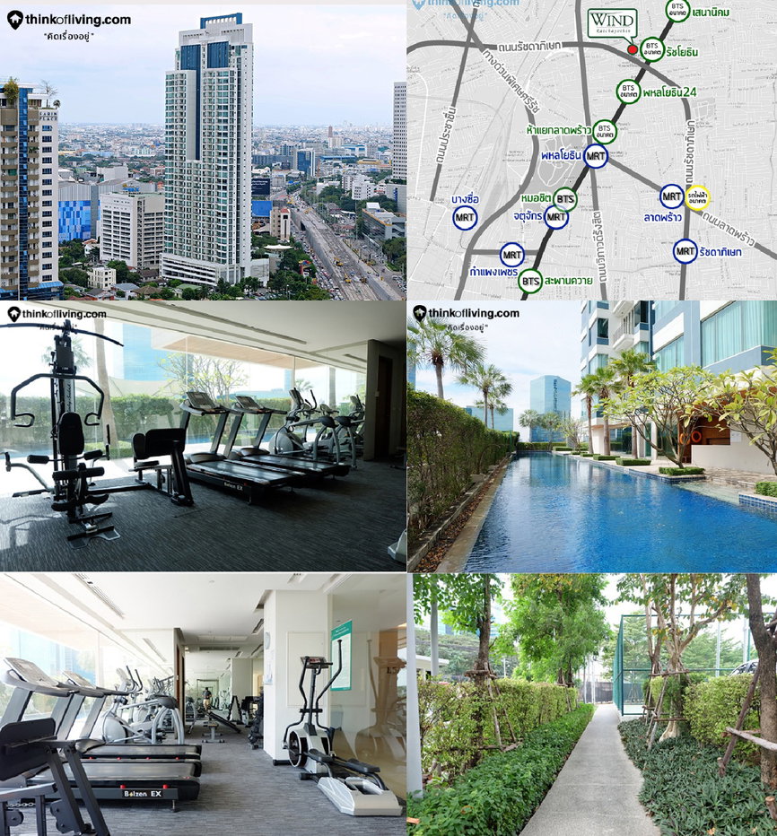 picture Wind Ratchayothin studion 40 sqm for rent 16k - 8/8