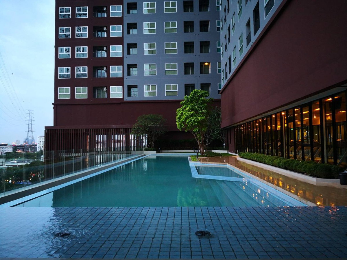 picture Plum Condo Ramkhamhaeng Station Studio Flat all furnished can move in ASAP - 9/12