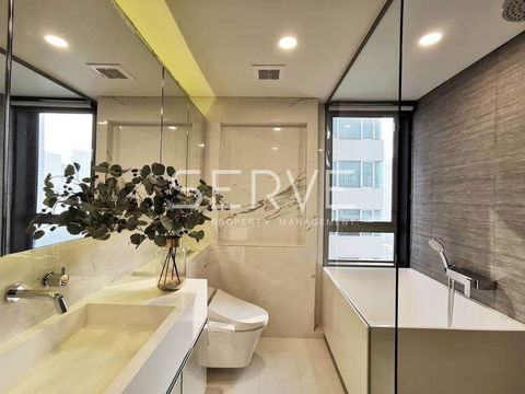 Hot Price 65K!! 2 Beds 1 Bath Nice Decorate High Fl. 10+ Close to BTS Phrom Phong 950 m. / For Rent-Siamese Exclusive Sukhumvit 31