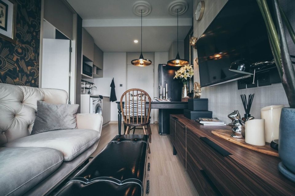 picture LINE @condorental for rent the room at Lumpini Suite Phetchaburi - Makkasan - 4/10
