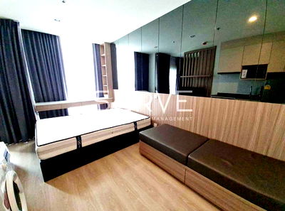 Condos for rent : Studio Nice Decorate High Fl 25+ Good Location MRT Thailand Cultural Centre 80 m. at Noble Revolve Ratchada 1 Condo / For Rent