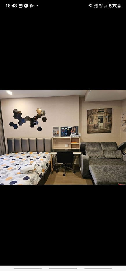 picture LINE @condorental for rent the room at Ashton Chula - Silom - 3/9