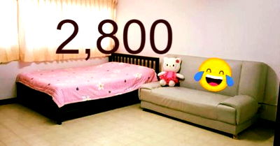 Condos for rent Chaeng Watthana Road : Room For Rent C7 Standard Room