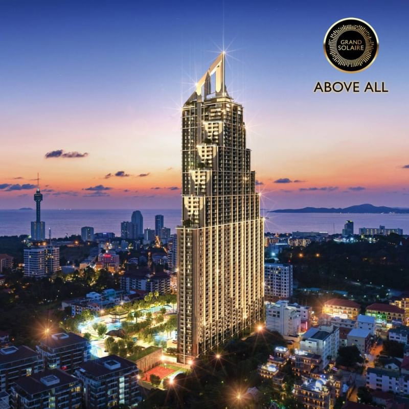 Pattaya City tallest building luxurious residence Grand Solaire Pattaya