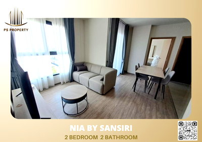 Condos for rent : Condo for rent 🔺NIA by sansiri🔺 2 bedrooms, decorated, fully furnished, electrical appliances. Ready to move in, convenient to travel 🚗✨