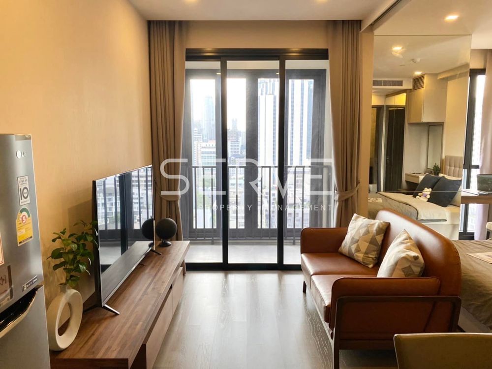รูป 1 Bed 1 Bath Good Location MRT Sukhumvit 20 m. and BTS Asok 230 m. / For Rent-Ashton Asoke - รูปที่ 4/4