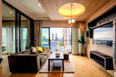 Condos for sale : LTH9534 – Noble Reveal FOR SALE size 82.6 Sqm. 2 beds 2 baths near BTS Ekkamai Station ONLY 13 MB