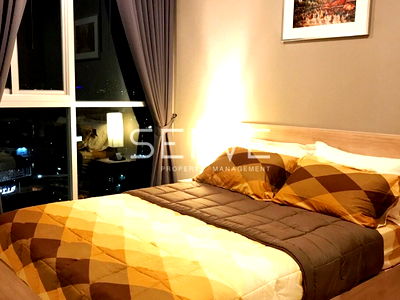 Condos for rent : Hot Price 15K!! 1 Bed High Fl.15+ Next to MRT Thailand Cultural Centre 80 m. / Condo For Rent Noble Revolve Ratchada 1 