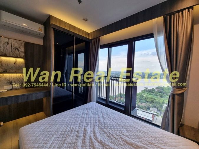 ให้เช่าคอนโด politan aqua ชั้น 24 ขนาด 30 ตร.ม. เฟอร์ครบ ตกแต่งสวย(บิลอิน) พร้อมอยู่  วิวแม่น้ำ