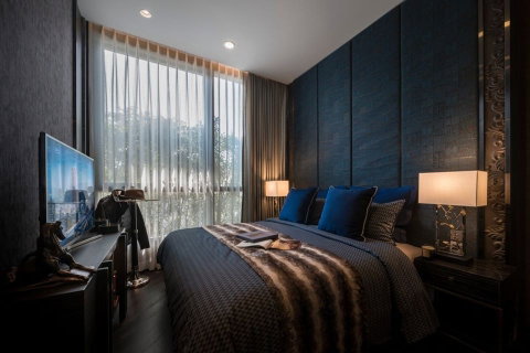 1 Bed with Bathtub 43.25 sq.m. High Fl. 20+ New Condo Good Location Next to BTS Thong Lo 20 m. at The ESSE Sukhumvit 36 Condo / For Sale