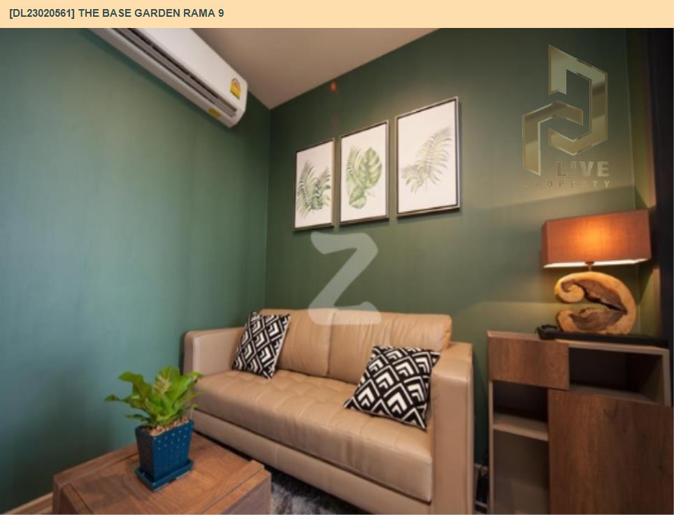 picture DL23020561 Condo for rent, The Base Garden Rama 9  near สายสีส้ม, ready to move in, call urgently 0638692663 LineID @655ebbvc - 3/6