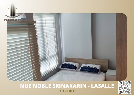 รูปภาพ For rent 🧚♂️Nue Noble Srinakarin - Lasalle🧚♂️ Beautiful room, good price, very good central area. Ready to move in, next to MRT Sri Lasalle🚆