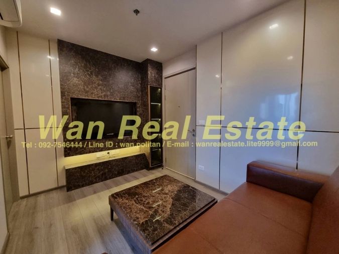 ให้เช่าคอนโด politan aqua ชั้น 24 ขนาด 30 ตร.ม. เฟอร์ครบ ตกแต่งสวย(บิลอิน) พร้อมอยู่  วิวแม่น้ำ