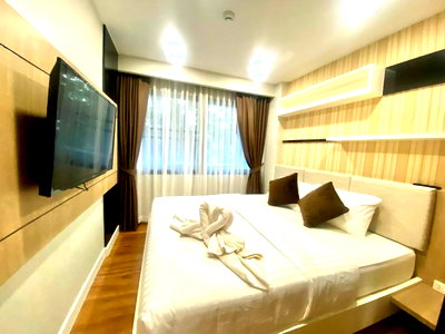 คอนโดให้เช่า : ว่าง1 เมย 69pool view💧  💧  💧 ดุสิต แกรนด์ ปาร์ค   ( Dusit Grand Park Condo Resort ) 💧  💧  💧 1 ห้องนอน ฝั่งวิวสระ ชั้น5อาคาร b