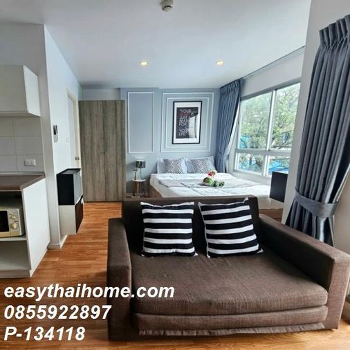 Studio condo for sale, 23 sqm, Lumpini Ville Ratburana - Riverview